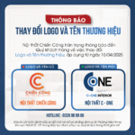 THÔNG BÁO THAY ĐỔI LOGO VÀ TÊN THƯƠNG HIỆU