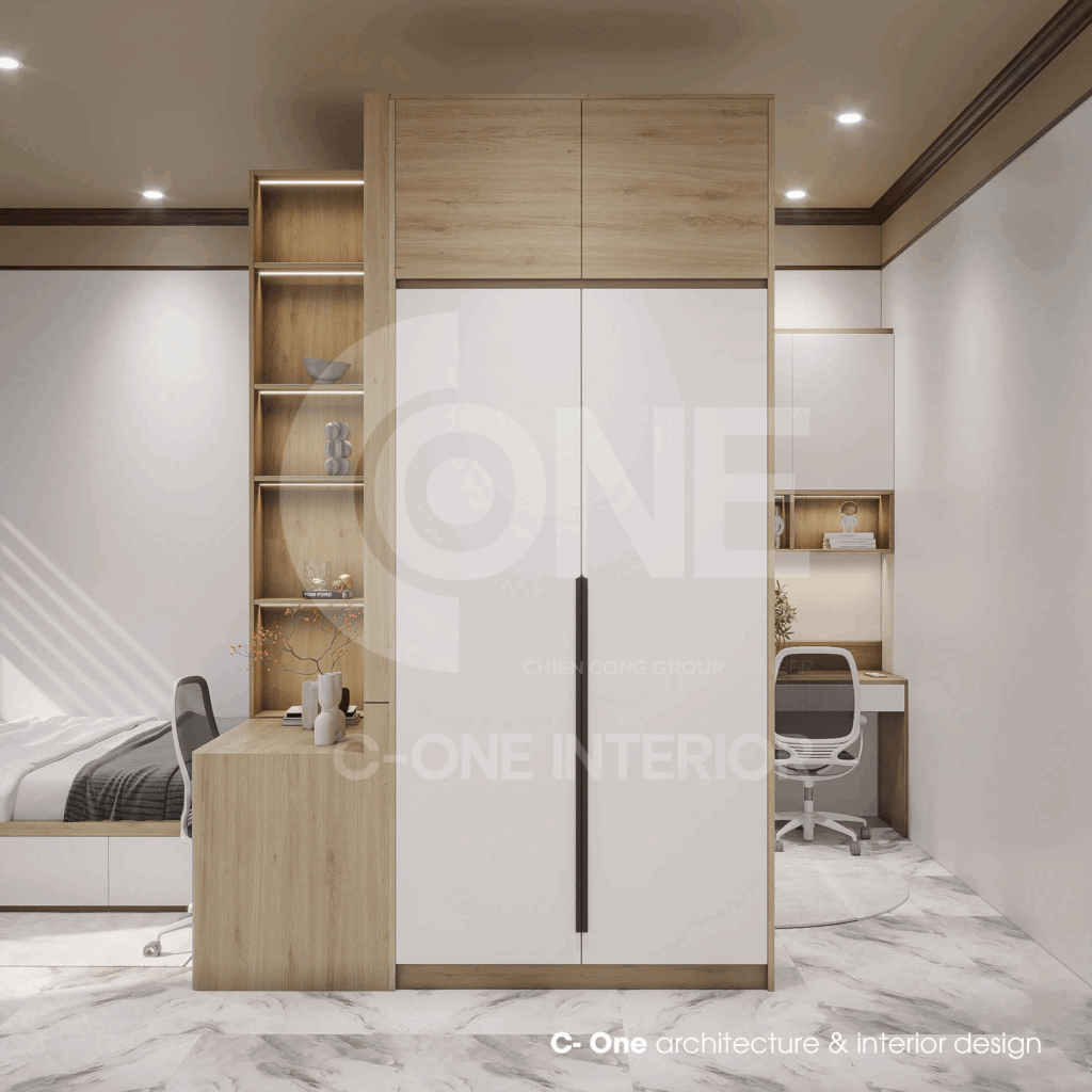 phòng ngủ đôi cho bé trai và bé gái